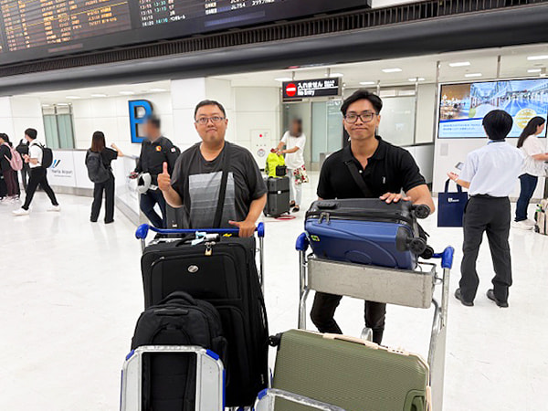 成田空港に到着！！